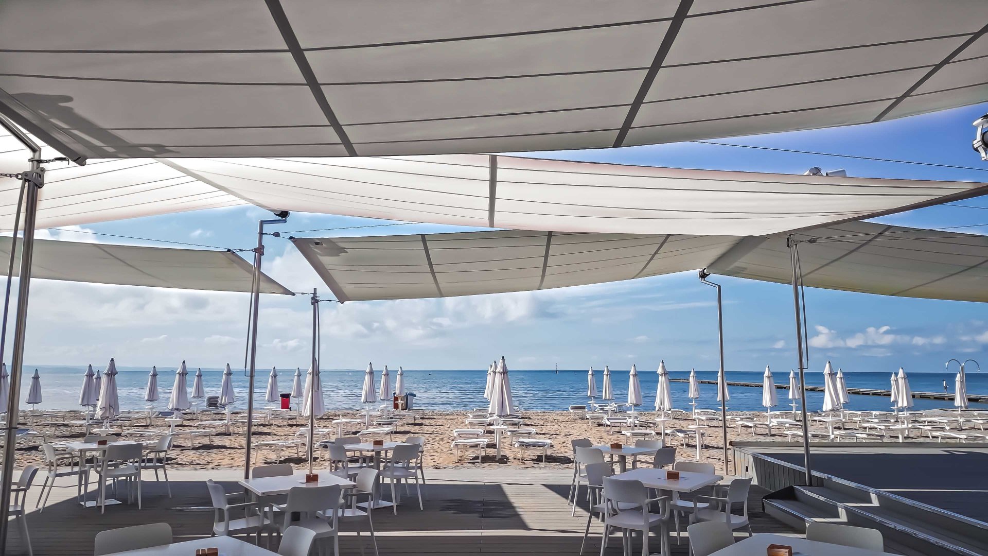 SunSquare shadesails for Italy - Antiche Terme